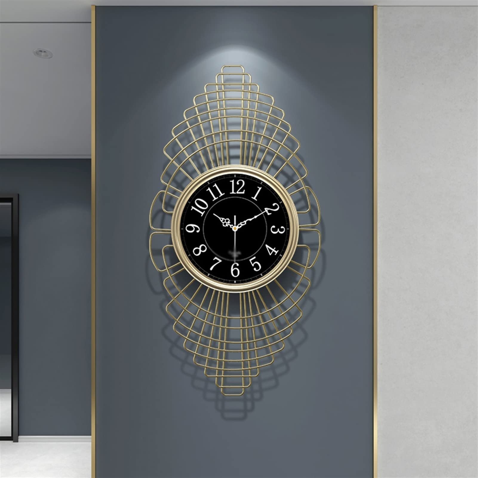 Amazon.co.jp: 時計 壁掛け時計新しい中華レストラン壁掛け時計寝室